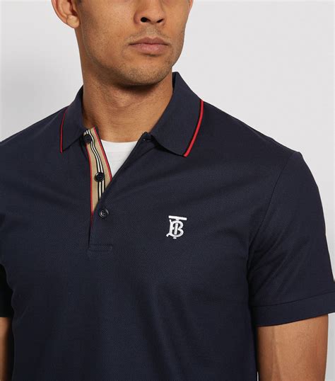 burberry icon stripe polo